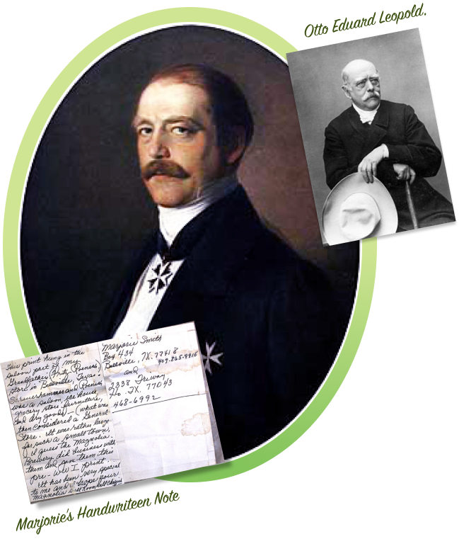 Bismarck endorsement print detail